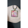 Ocre Roots - Handmade Fluid Art Necklace
