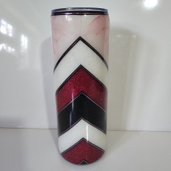 copie de copie de copie de copie de copie de copie de copie de RTS - Swear Bears Neon Ink Swirl 30oz Curve Tumbler