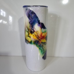 copie de copie de copie de copie de copie de copie de copie de copie de RTS - Swear Bears Neon Ink Swirl 30oz Curve Tumbler