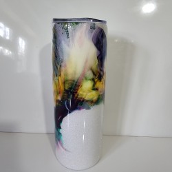 copie de copie de copie de copie de copie de copie de copie de copie de RTS - Swear Bears Neon Ink Swirl 30oz Curve Tumbler