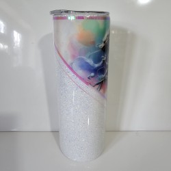 copie de copie de copie de copie de copie de copie de copie de copie de copie de RTS - Swear Bears Neon Ink Swirl 30oz Curve Tum