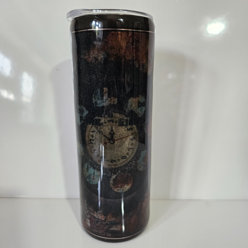RTS - Steampunk Dark Timepiece 20oz Tumbler