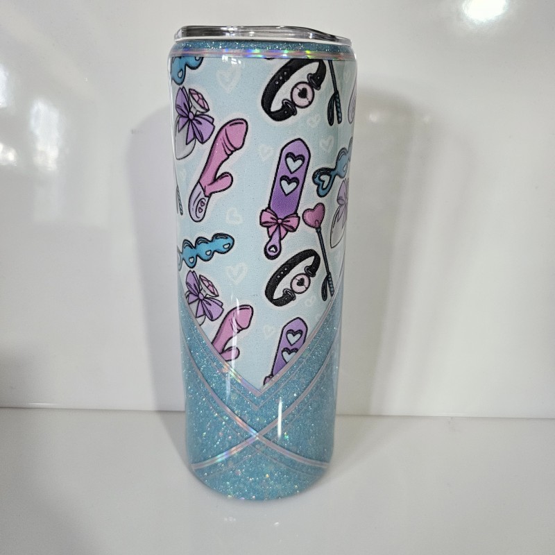 copie de copie de copie de copie de copie de copie de copie de copie de copie de copie de RTS - Swear Bears Neon Ink Swirl 30oz