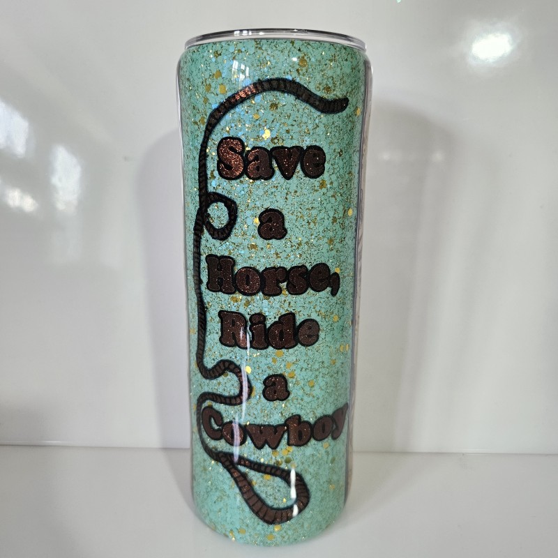 RTS - Save a Horse, Ride a Cowboy (Over 18s) 20oz Tumbler