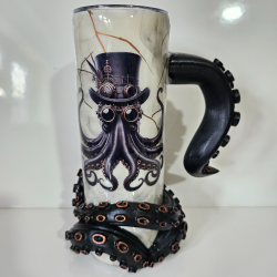 Steampunk Octo 3D 20oz Tumbler
