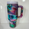 copie de copie de copie de copie de copie de copie de copie de copie de RTS - Swear Bears Neon Ink Swirl 30oz Curve Tumbler