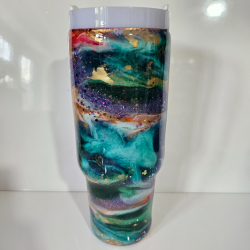 copie de copie de copie de copie de copie de copie de copie de copie de RTS - Swear Bears Neon Ink Swirl 30oz Curve Tumbler