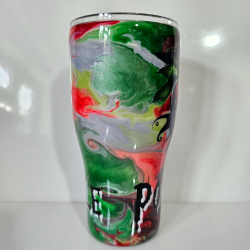 copie de copie de copie de copie de RTS - Green & Copper Ink Swirl 30oz Tumbler