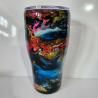 copie de copie de copie de copie de copie de RTS - Green & Copper Ink Swirl 30oz Tumbler